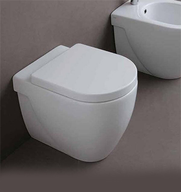 wall faced pan toilet