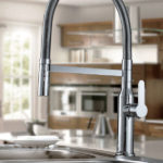 In the kitchen- Arcisan AR01264 Kitchen Mixer with Handspray on Metal Hose