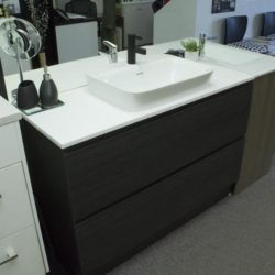 Custom All Drawer Vanity Unit With Solid Top and Basin