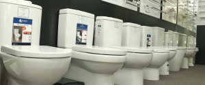 toilets on display