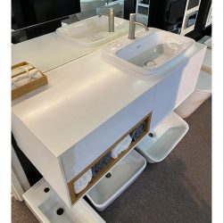 ADP Box 1200mm Wall Hung Vanity with Offset Basin - Buy at Bathroom Supplies