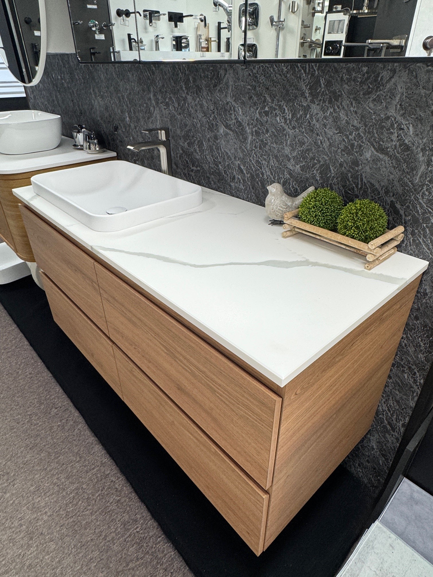 ADP 1200mm Glacier All Drawer Twin Lite Wall Hung Vanity - Image 3
